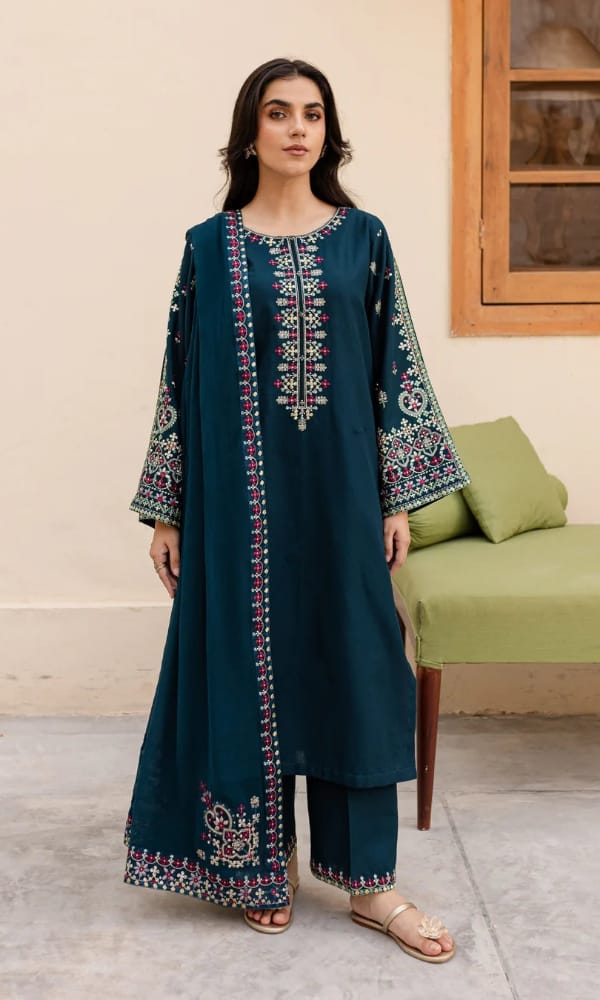 Sapphire Summer Lawn Embroidered 3 Piece - SP 131333