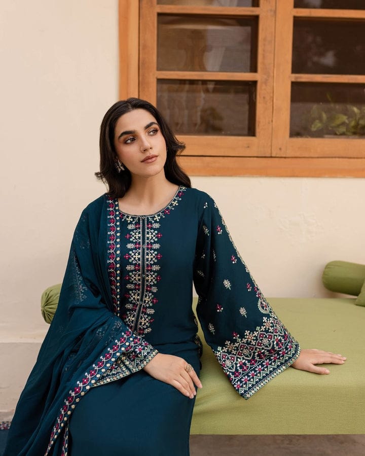 Sapphire Summer Lawn Embroidered 3 Piece - SP 131333