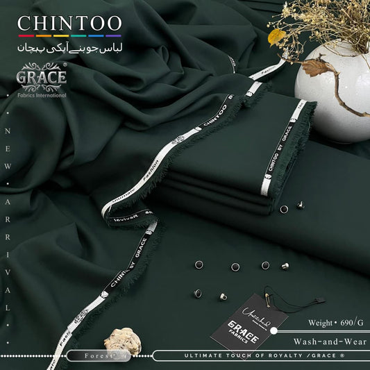 Grace Chintoo Premium Wash N Wear Fabric - Mulberry