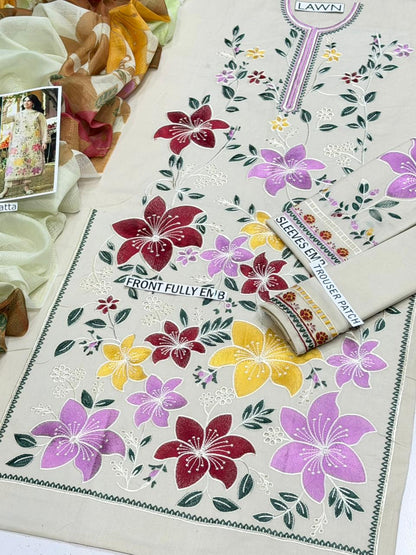 Aneela's Summer Lawn 2026 - AN 186333 | Embroidered 3 Piece