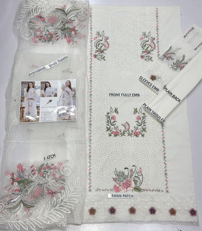 Qalamkar Summer Lawn 2026 - QL 117333 | Embroidered 3 Piece