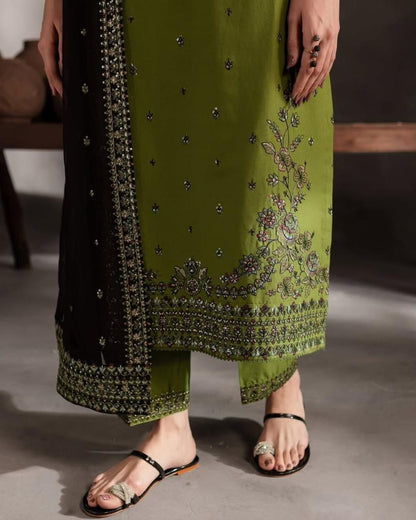 Batik Summer Lawn 2026 - BK 89333 | Embroidered 3 Piece with Sequence Work