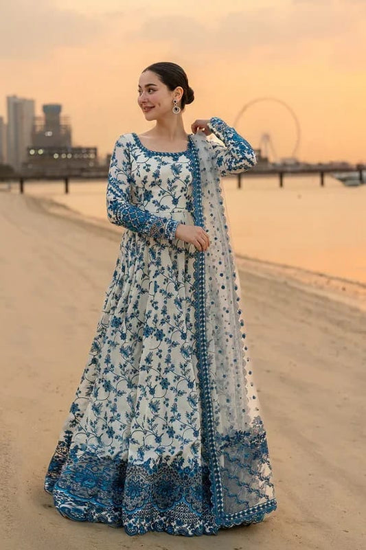 Faiza Saqlain Embroidered Lawn Suit – HB-175333